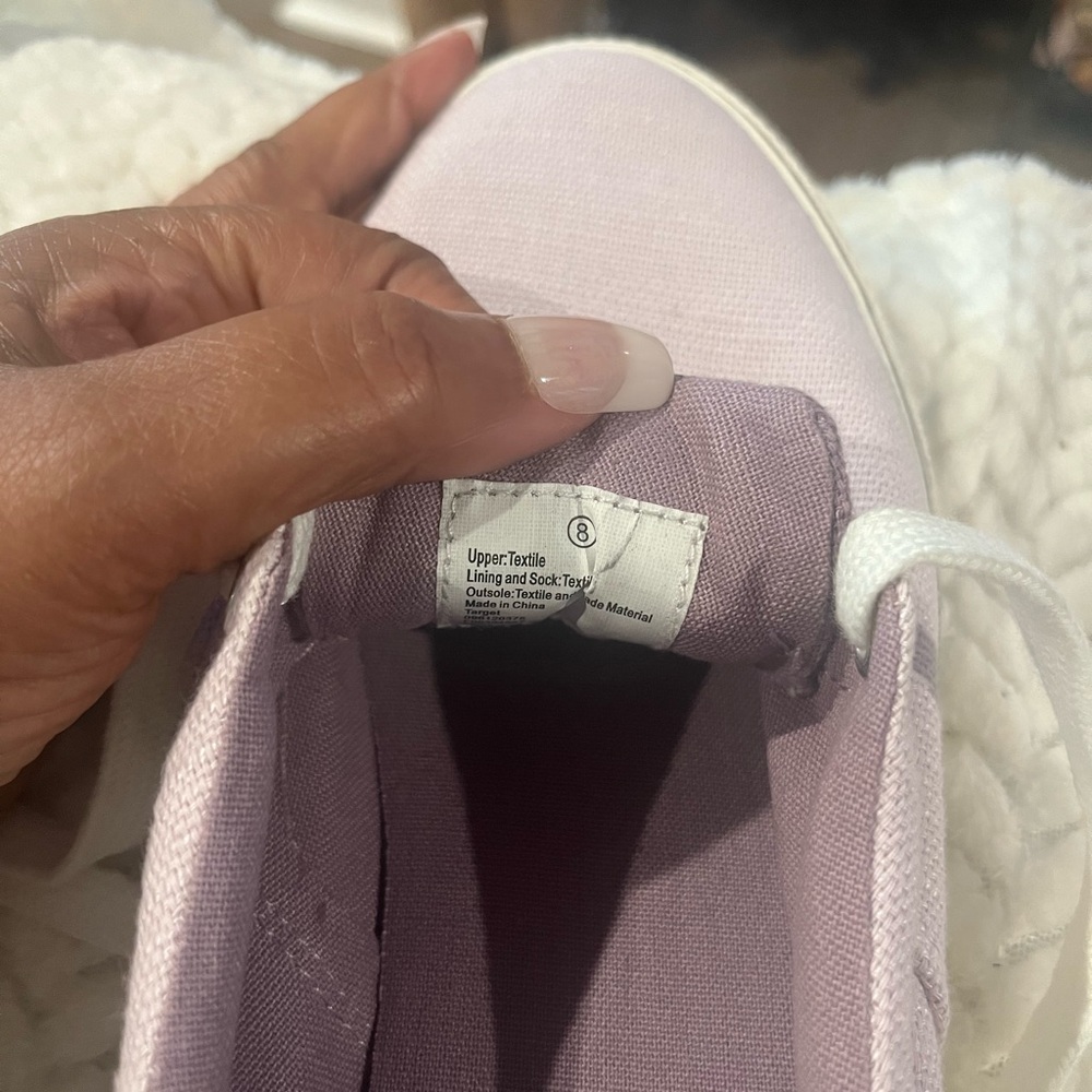 Universal Thread Light Purple Canvas Sneakers - Picture 13 of 14